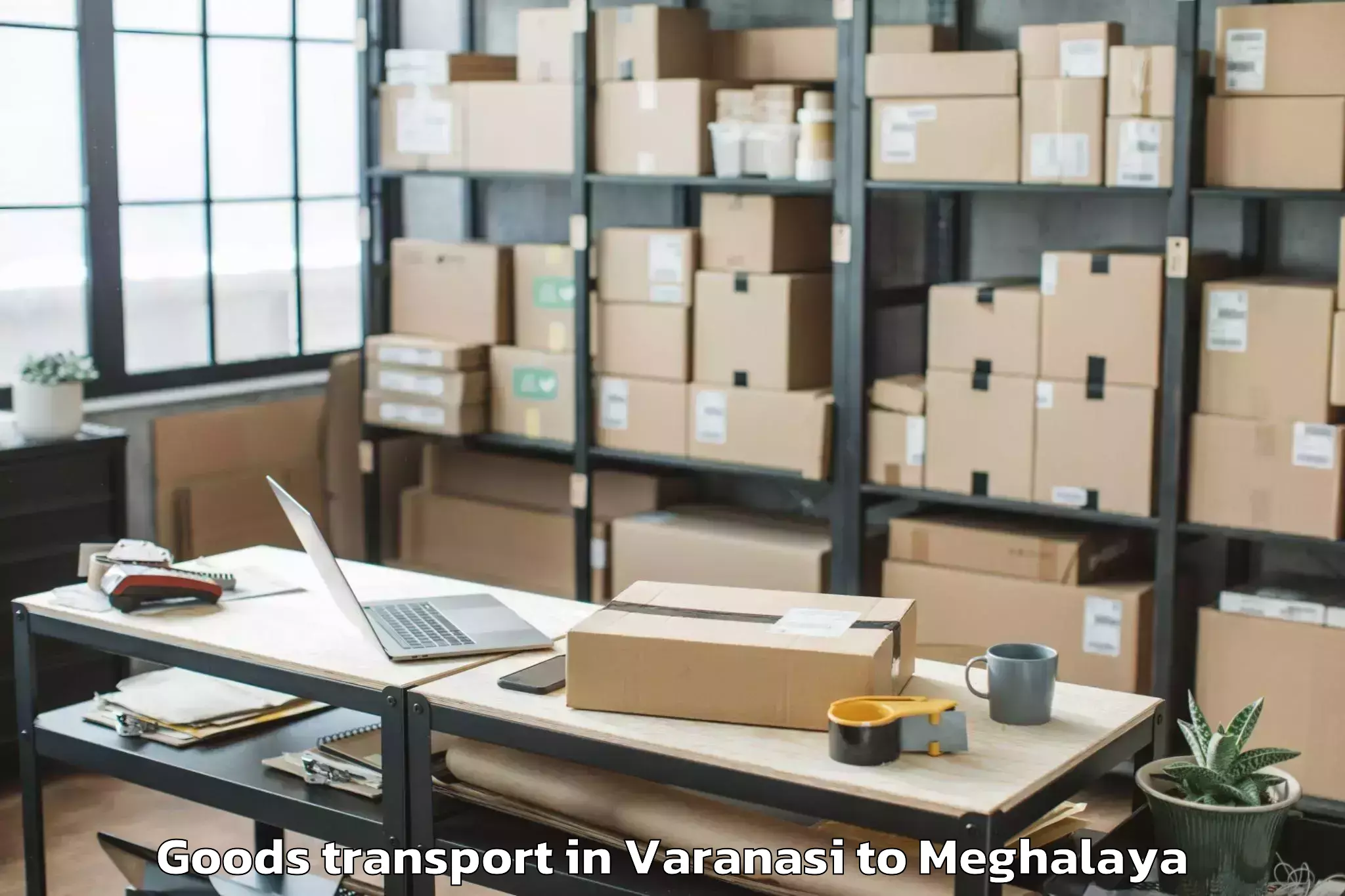 Professional Varanasi to Ranikor Goods Transport